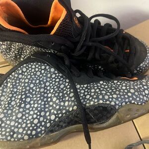 Stylish Kids Shoes with Orange and Black Accents